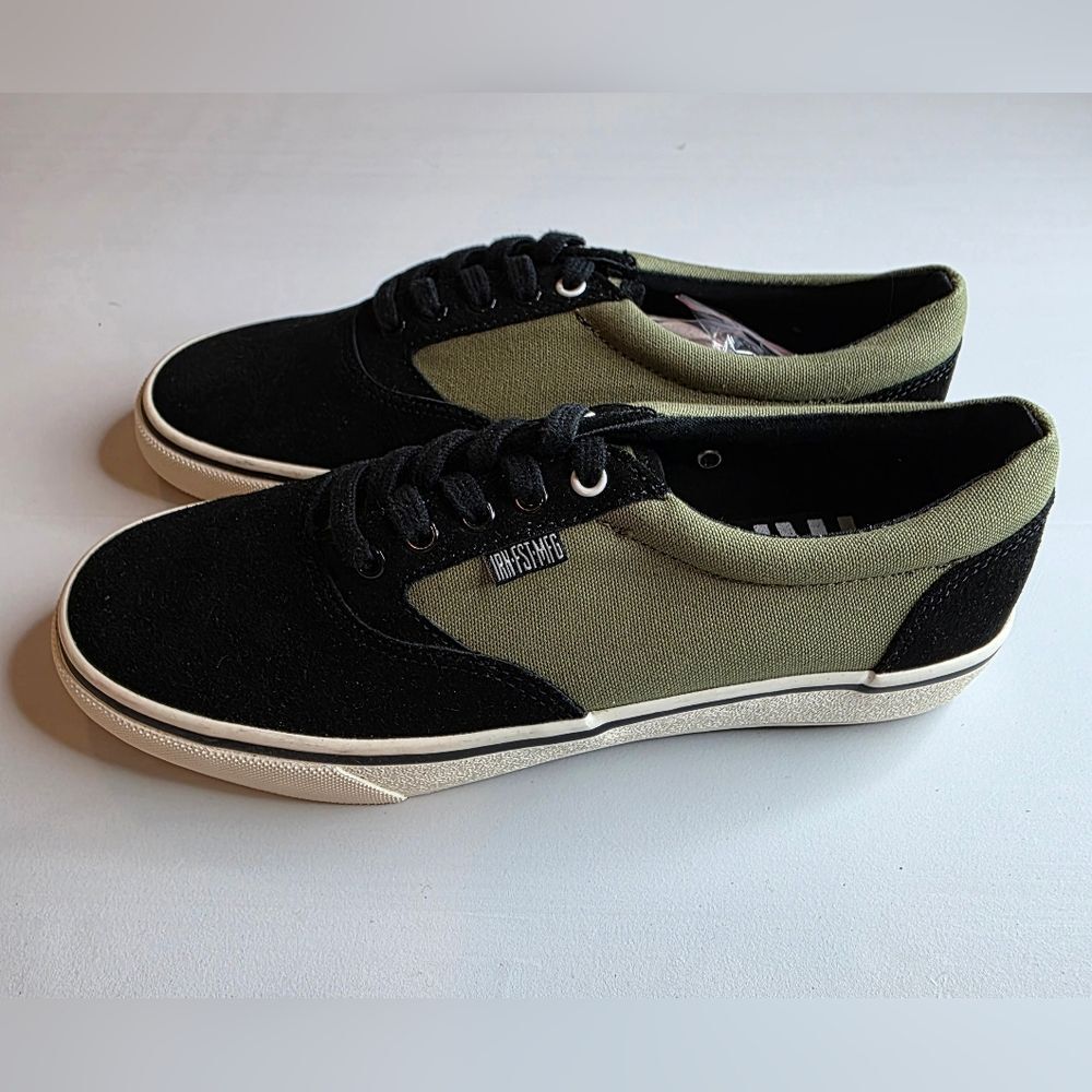 IRON FIST Kid Simsole Sneakers Olive Black Size 7 NWT
